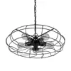 5 home accessories ceiling Lights metal Indoor Black Round Iron Metal pendent lamp Vintage industrial pendant light