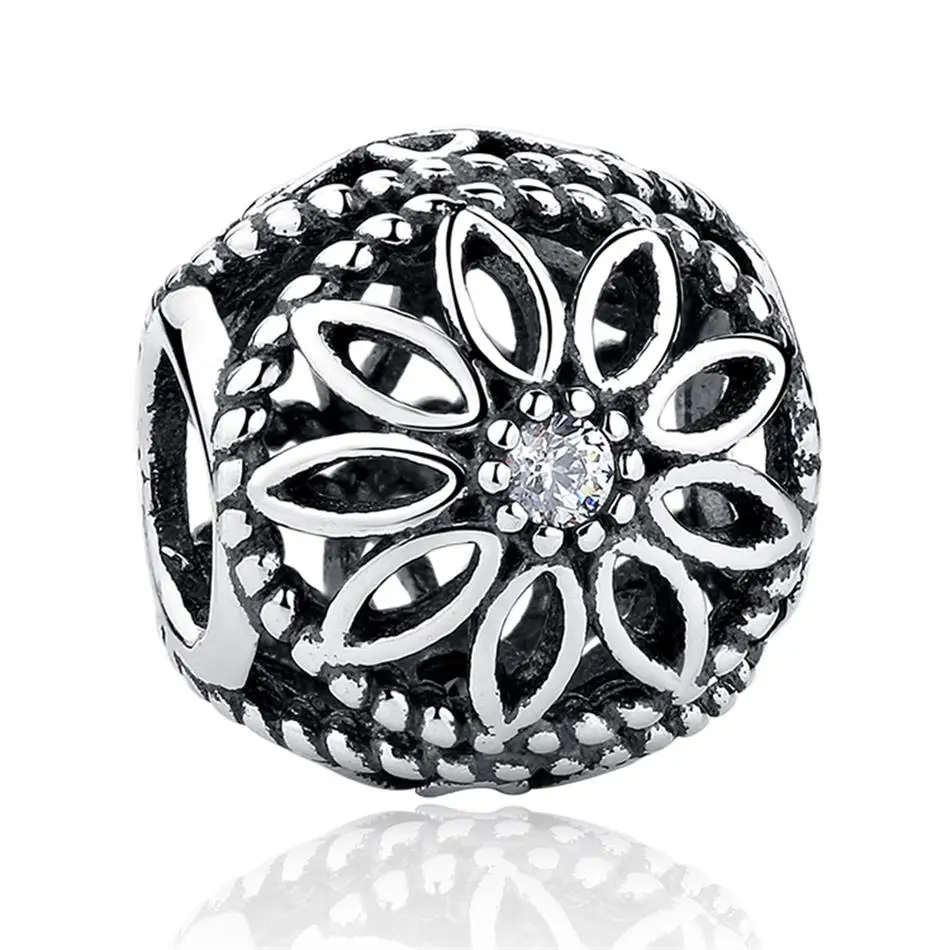 Wholesales 100% 925 Sterling Silver Bead Charm with clear Cubic Zircon fit fashion Bracelet Jewelry making, Silver color
Wholesales 100% 925 Sterling Silver Bead Charm with clear Cubic Zircon fit fashion Bracelet Jewelry making, Silver color