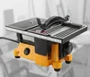 TOLHIT 100mm 4" 90W Power Small Hobby Jewelers Bench Saw Portable Electric Modeling Mini Table Saw