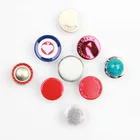 Hot selling wholesale custom design copper alloy metal jeans button cover shank button for jacket