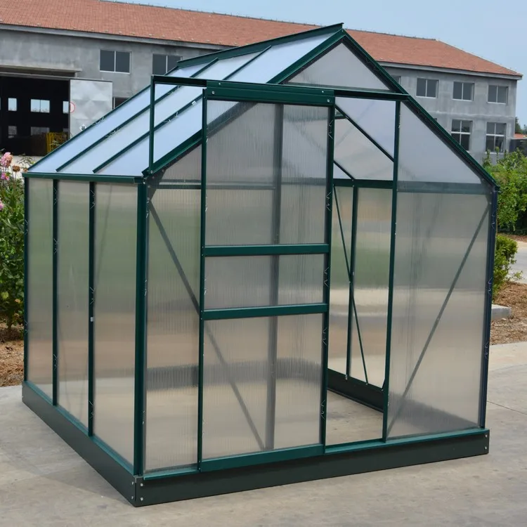 Modern Agricultural Durable Poly Film Glass Greenhouse