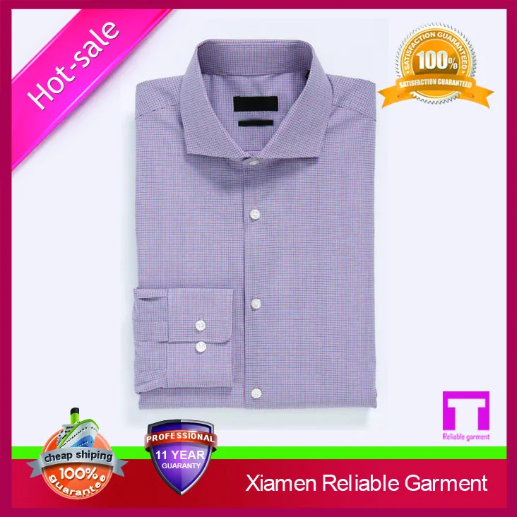 2016最新格子縞のシャツ用男性卸売メンズドレスシャツ中国メーカー仕入れ・メーカー・工場