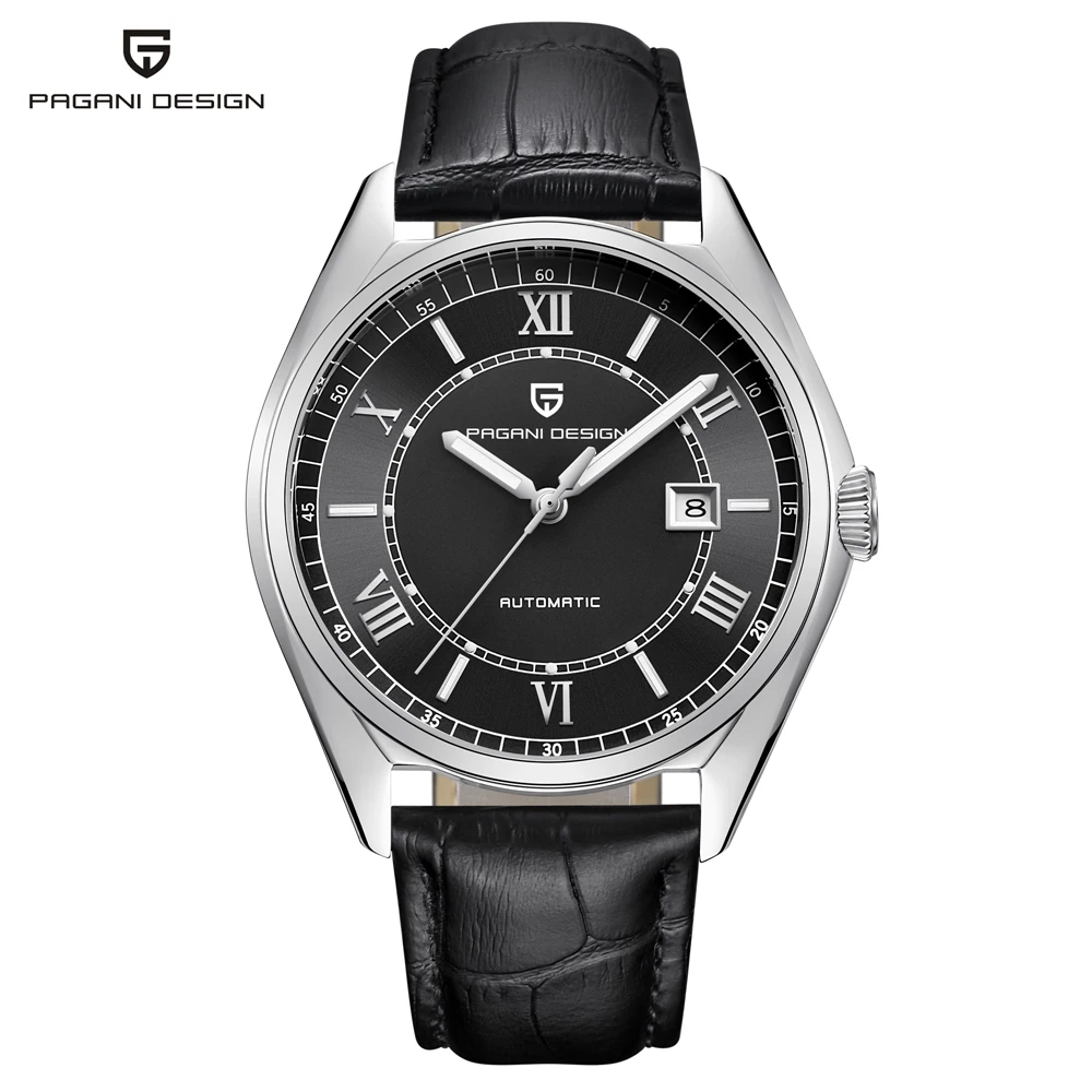 PAGANI DESIGN 1634 Mens Leather Strap Can Custom Made Watches Automatic Mechanical Wrist Watches
PAGANI DESIGN 1634 Mens Leather Strap Can Custom Made Watches Automatic Mechanical Wrist Watches