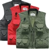 Multi Pockets Mesh Vest Fishing Hunting Waistcoat Travel Photography Jackets Outdoor Quick-Dry Fishing Vest