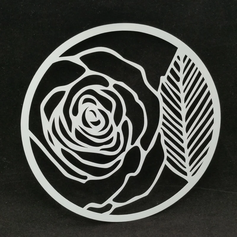 Rose Flower Art Painting Stencils Template ,Plastic Drawing Stencils