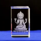 India Gift 3d Laser Crystal Religion India Hindu Gods Crystal Gift Crystal Cube