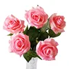 Real Touch Silk Artificial Rose Flowers Silk Home Decorations for Wedding Party or Birthday Garden Bridal Bouquet Flower
