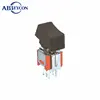 TL191 SRLS-202-A2T DPDT 6 Pin ON-ON 3A 125V/1.5A 250V Sub-Mini Rocker Toggle Switch With Bracket