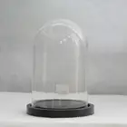 2018 hot items Large Clear Glass Doll Display Dome with Base For Exhibition