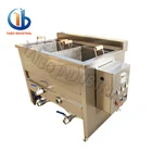 China Semi-automatic Fried food KFC chicken frying machine- potato chips frying machine Mcdonald's frying machine