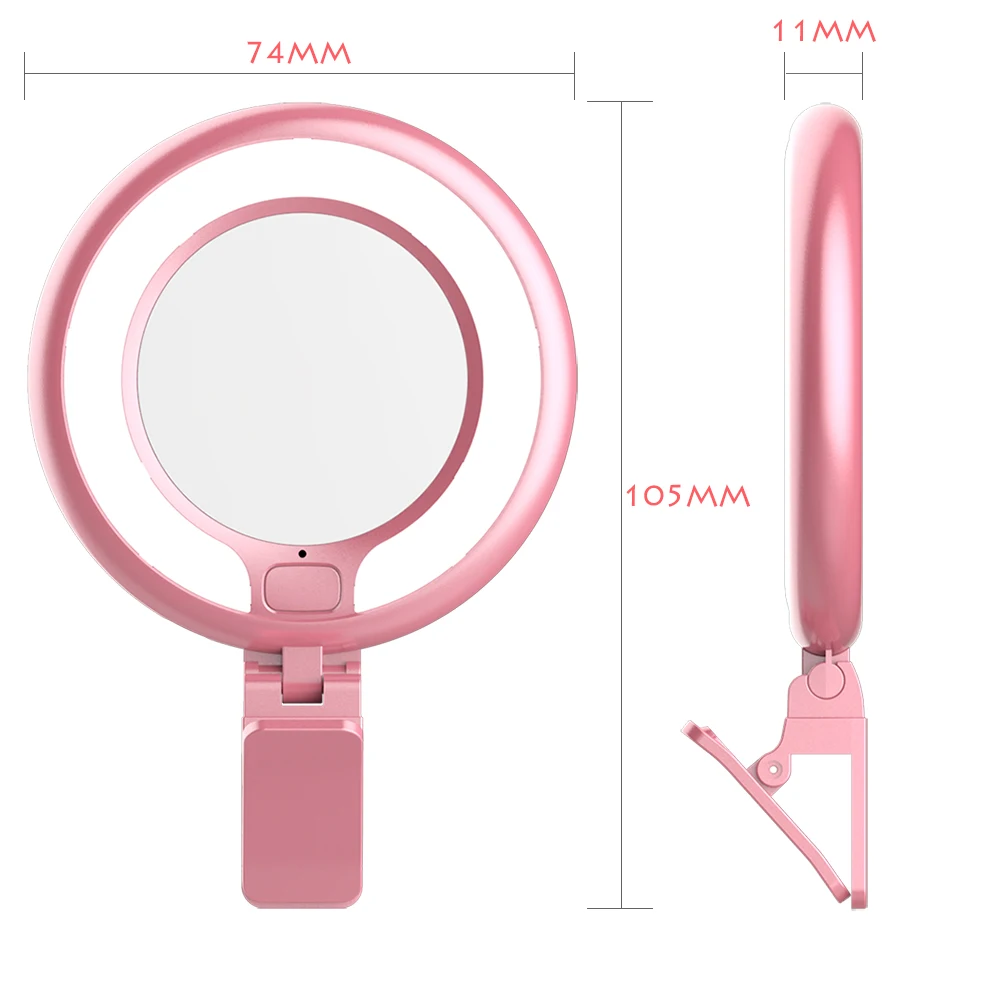 LED Selfie Ring Light for Supplementary Night Darkness Selfie Enhancing for 5 6s Plus Smartphone - ANKUX.COM