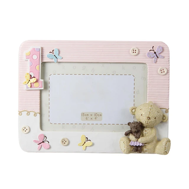 baby first birthday gift resin birthday picture frame