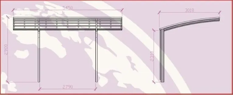 Diy Garden Carport With Aluminum Frames And Polycarbonate Sheet