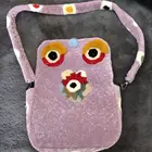 Top class mongolian fur bag fur handle bag rabbit fur bag