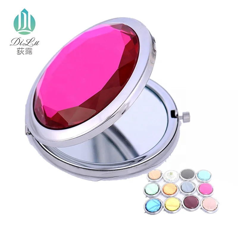 DILU Free Sample wholesale Custom Logo Fashion Gold Double-Sided Round Crystal Compact MakeUp Pocket Mirror With Gift Box
DILU Free Sample wholesale Custom Logo Fashion Gold Double-Sided Round Crystal Compact MakeUp Pocket Mirror With Gift Box