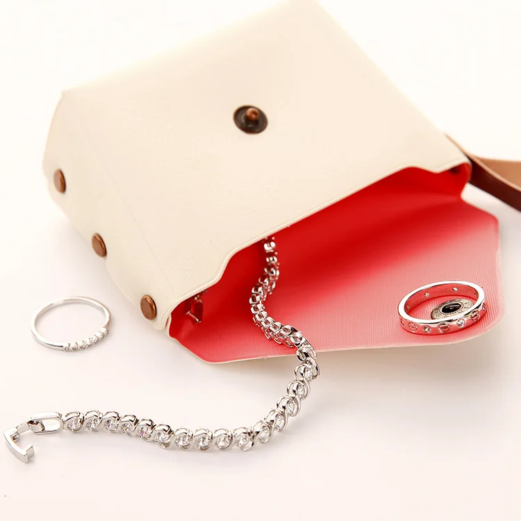 Unionpromo custom ladies coin purse leather smart wallet jewelry bag