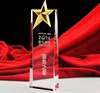 New Design Star Diamond Trophy Plaque K9 Crystal Trophy Award for Awards QY40