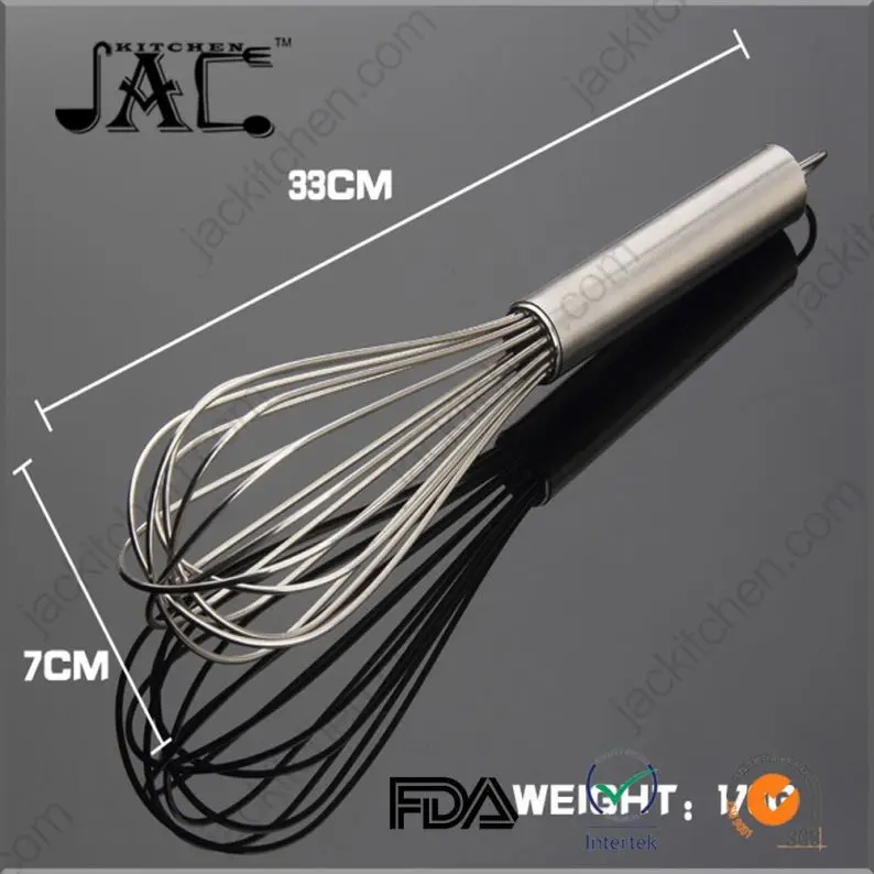 Commercial Stainless Steel Piano Whip with Sealed Handle