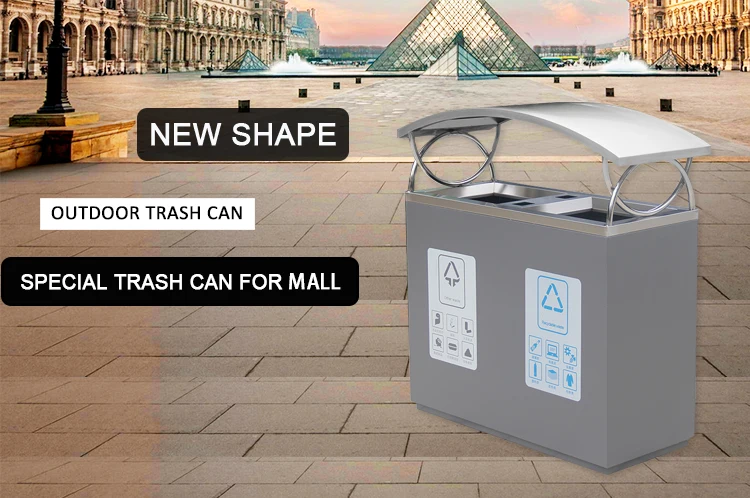 stocks of garbage cans