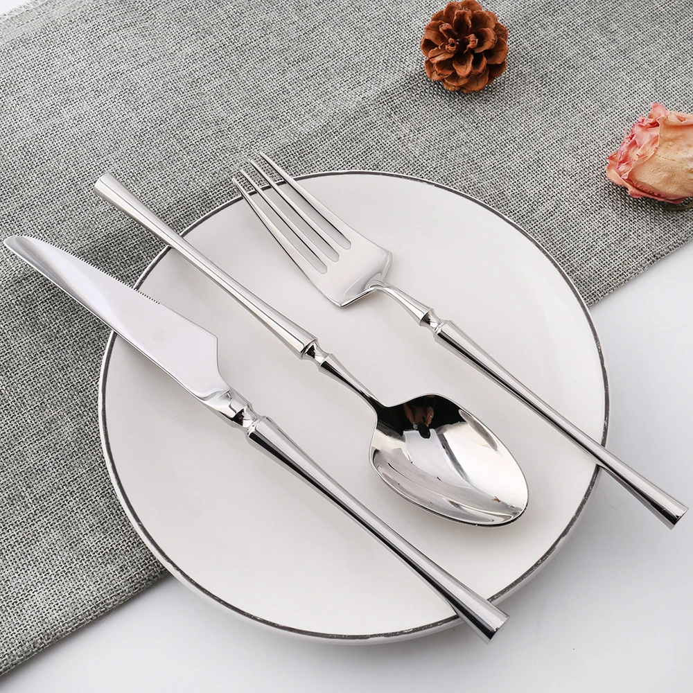 Tableware Silverware Set Stainless Steel Cutlery Dinner Royal Silver Cutlery Set
Tableware Silverware Set Stainless Steel Cutlery Dinner Royal Silver Cutlery Set