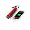 Outdoor Portable Alarm FM Radio Mobile Phone power bank Torch Mini USB Charging shake dynamo powerful led hand crank flashlight