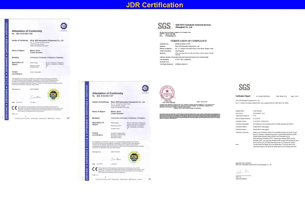 JDR Certification