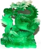 NEW green Jade Color Feng Shui Dragon jade statue for sale