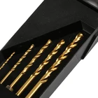 HSS Hex shank Titanium coated twist drill bits for metal drilling
