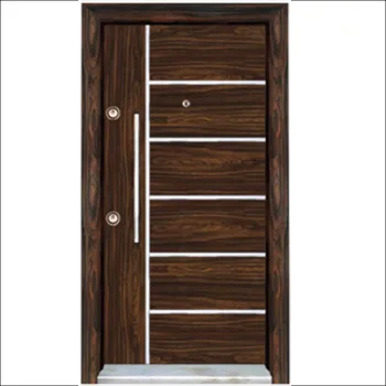 Wooden Steel Doors Wooden Door Armoured Door With Aluminum
