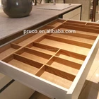 High quality solid wood drawer with slides for kitchen
