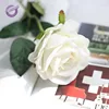 china wholesale rose flower wedding decoration artificial fabric flower
