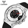 CADISEN Brand Men's Sport Quartz Watches Luxury Silicone Waterproof Watch Men Personality Creative Clock Relogio Masculino 9059