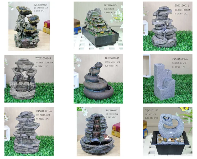 artificial resin fountain