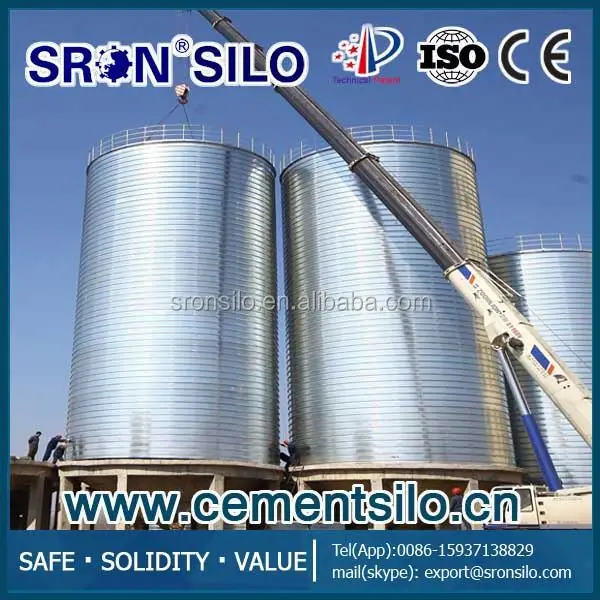 sea port cement silo group with cement bulk sucking system from