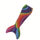 Special new design colorful kids swimming mermaid tail