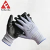 good quality zebra nitrile coated nylon working gloves for turkey market