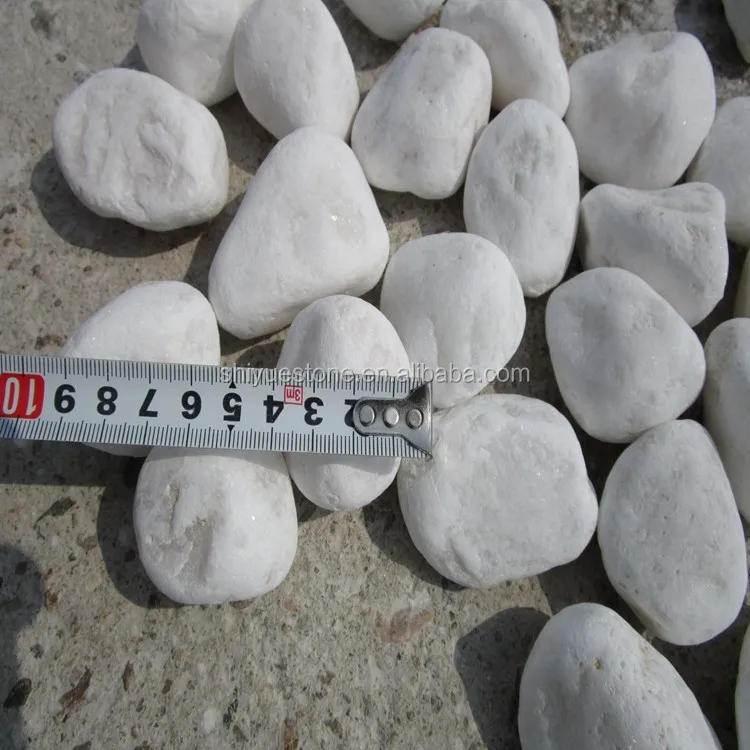 Sonw White Round River Stone Pebble Stone Buy River Stone,White