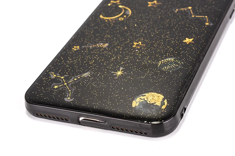 Planet star silicone case iphone 6 s 7 8 plus x (13)