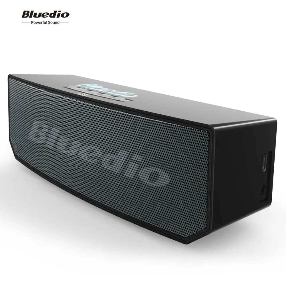 Bluedio BS-6 (Camel) Portable Bluetooth Wireless Speakers Stereo Soundbar with Mic for Phones & Music Home Gift (Black) - ANKUX Tech Co., Ltd