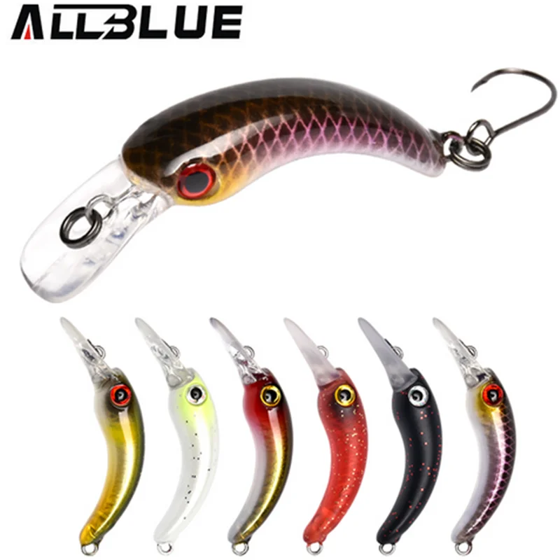 ALLBLUE Crankbait Fishing Lures 1.2g 29mm Plastic Hard Artificial Mini Fishing Crankbait lure, 6 colors
ALLBLUE Crankbait Fishing Lures 1.2g 29mm Plastic Hard Artificial Mini Fishing Crankbait lure, 6 colors