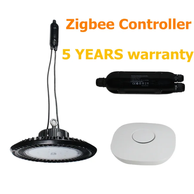 Shenzhen LED manufactures DLC UL ETL CE GS TUV listed 130lm/w 100w 150w 200w 240w motion sensor zigbee wireless UFO LED high bay - ANKUX.COM