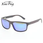 Fashion Custom Blue UV Polarized Wood Sport Sun Glasses for Men