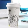 Wholesale Funny Coffee Ceramic Travel Mug Cup