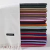 Europe And America Popular 60*200cm Thick Plain Winter Cashmere Scarf Unisex