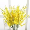 Wholesale indoor wedding decoration high quality artificial silk cattleya orchids stems for sale