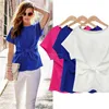/product-detail/korean-ladies-tops-latest-fashion-blouse-design-2015-summer-short-sleeve-t-shirt-blue-white-women-chiffon-blouse-60390459029.html