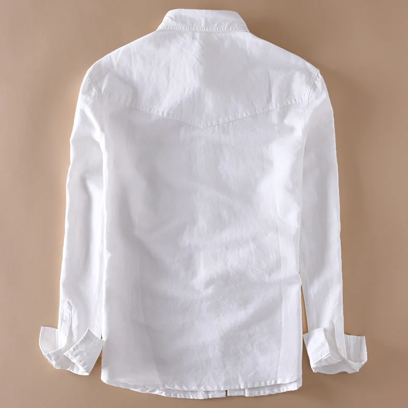 Cotton linen shirts men casual Long sleeve Double pocket white shirt for man soft Breathable shirts, Customized
Cotton linen shirts men casual Long sleeve Double pocket white shirt for man soft Breathable shirts, Customized