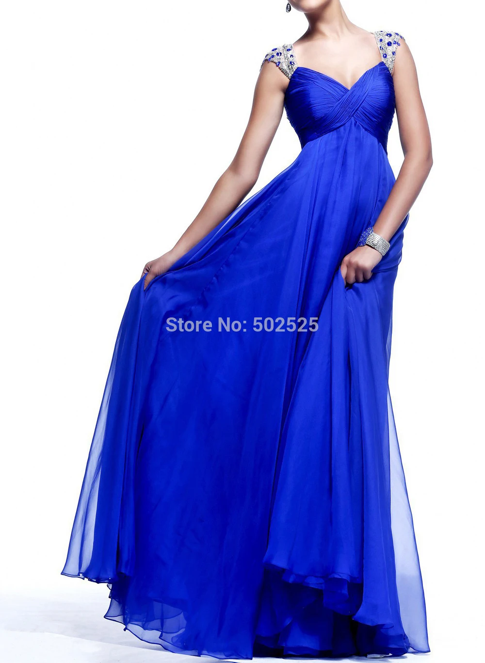 Chiffon Long Evening Dress Crystal See Through Long Prom Dresses 2015 Custom Made Sexy Backless Evening Dress Vestido Longo T032