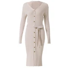 Custom causal evening women quality lady rayon knit dress