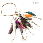 Hair Hoop Peacock Feather Headband Bridal Headwear for Women